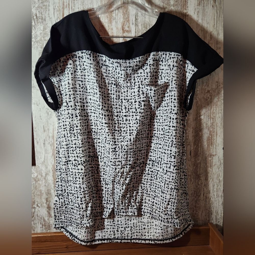 Calvin Klein Jeans Monochrome Textured Blouse